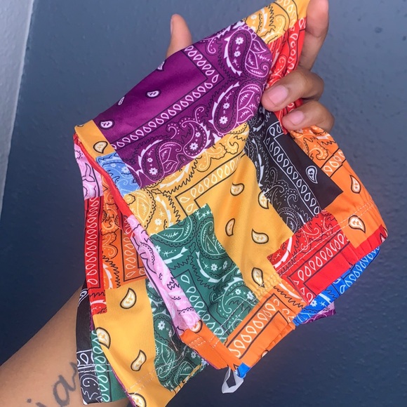 SHEIN Shorts Bandana Shorts Poshmark